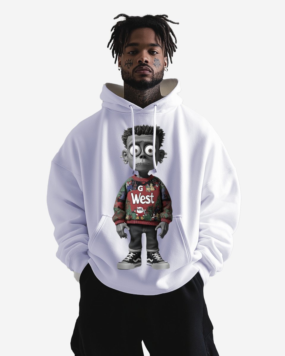 Ugly Xmas Zombie Hoodie