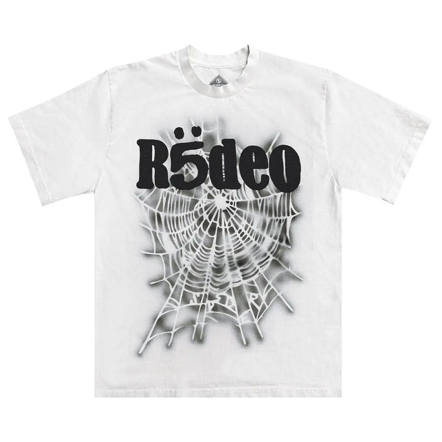 Streetwear outfit styled with a clean white graphic T-shirt for everyday wear