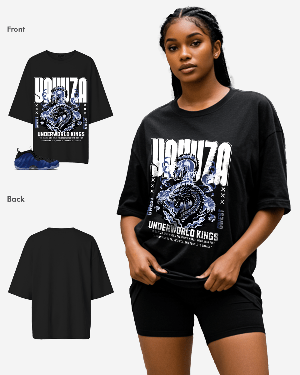 G West Yakuza Underworld Kings Oversized Women's T-Shirt